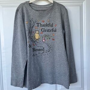 •Life is Good• Girl’s Long Sleeved Crusher T-Shirt - Size Medium
